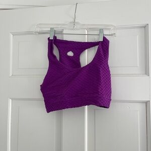Purple Booty by Brabants Croco Sports Bra